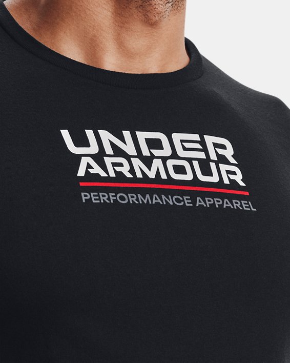 Men's UA Multicolor Box Logo Short Sleeve, Black, pdpMainDesktop image number 3